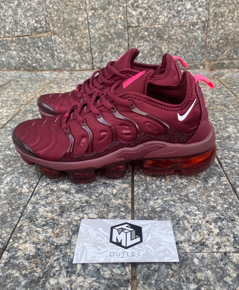 Vapormax plus vermelho sales vinho