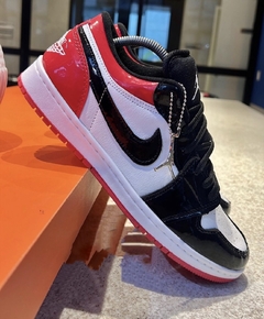 Nike Air Jordan 1 Low “Reverse Patent Bred”