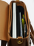 Bauhaus Notebook Caramelo com Ouro | Couro Legítimo - comprar online
