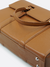 Bauhaus Notebook Caramelo com Prata | Couro Legítimo - LOI Bags