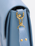 Bauhaus Notebook Azul com Ouro | Couro Legítimo - LOI Bags