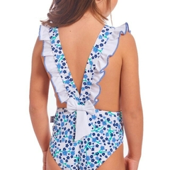 TRAJE DE BAÑO FLOR CELESTE - comprar online