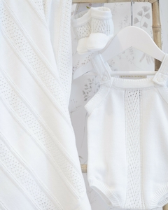 BOMBACHUDO VALENCIA HILO OF WHITE - Petit Enfant Ropa de bebes