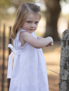 VESTIDO ALFORZAS BRODERIE - Petit Enfant Ropa de bebes