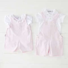 JARDINERO BUENOS AIRES CLOQUE ROSA - Petit Enfant Ropa de bebes