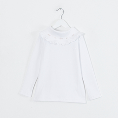 POLERA BLANCA BORDADA - Petit Enfant Ropa de bebes