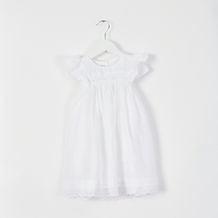 VESTIDO SMOCK LINO