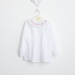 CAMISA PLUMETI CUELLO SMOCK ROSA - comprar online