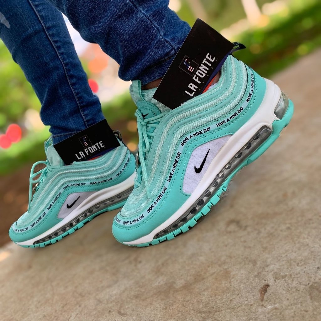 Air Max 97 Verde Água - Comprar em LAFONTE OUTLET