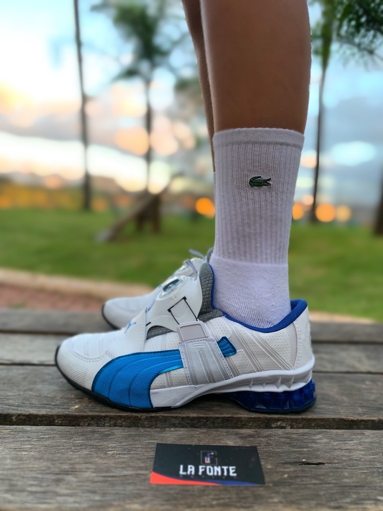 Puma Disc Branco c Azul Comprar em LAFONTE OUTLET