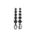 Love Beads set de 2 (Black) en internet