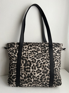 Cartera Gigi Animal Print (Gris) - comprar online