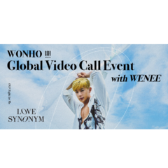 [PROJETO MYMUSICTASTE] WONHO - Mini Album Vol.1 [Love Synonym #1 : Right for me] Global Video Call Event