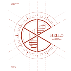 [VERSÃO AUTOGRAFADA] CIX - EP Album Vol.4 [HELLO Chapter Ø. Hello, Strange Dream]
