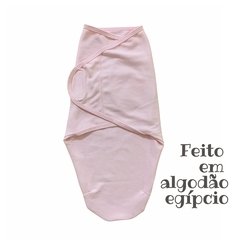 Swaddle - Manta Charutinho - Rosa Bebê