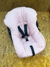Capa Universal Para Bebê Conforto - Colmeia Rosa