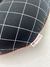Almofada de Amamentação Apoio - Grid Preto - Pompom Terracota - comprar online