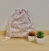 Bolsa Impermeável Simples - Florzinha Rosa