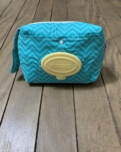 Porta Fralda Portátil - Chevron Turquesa - comprar online