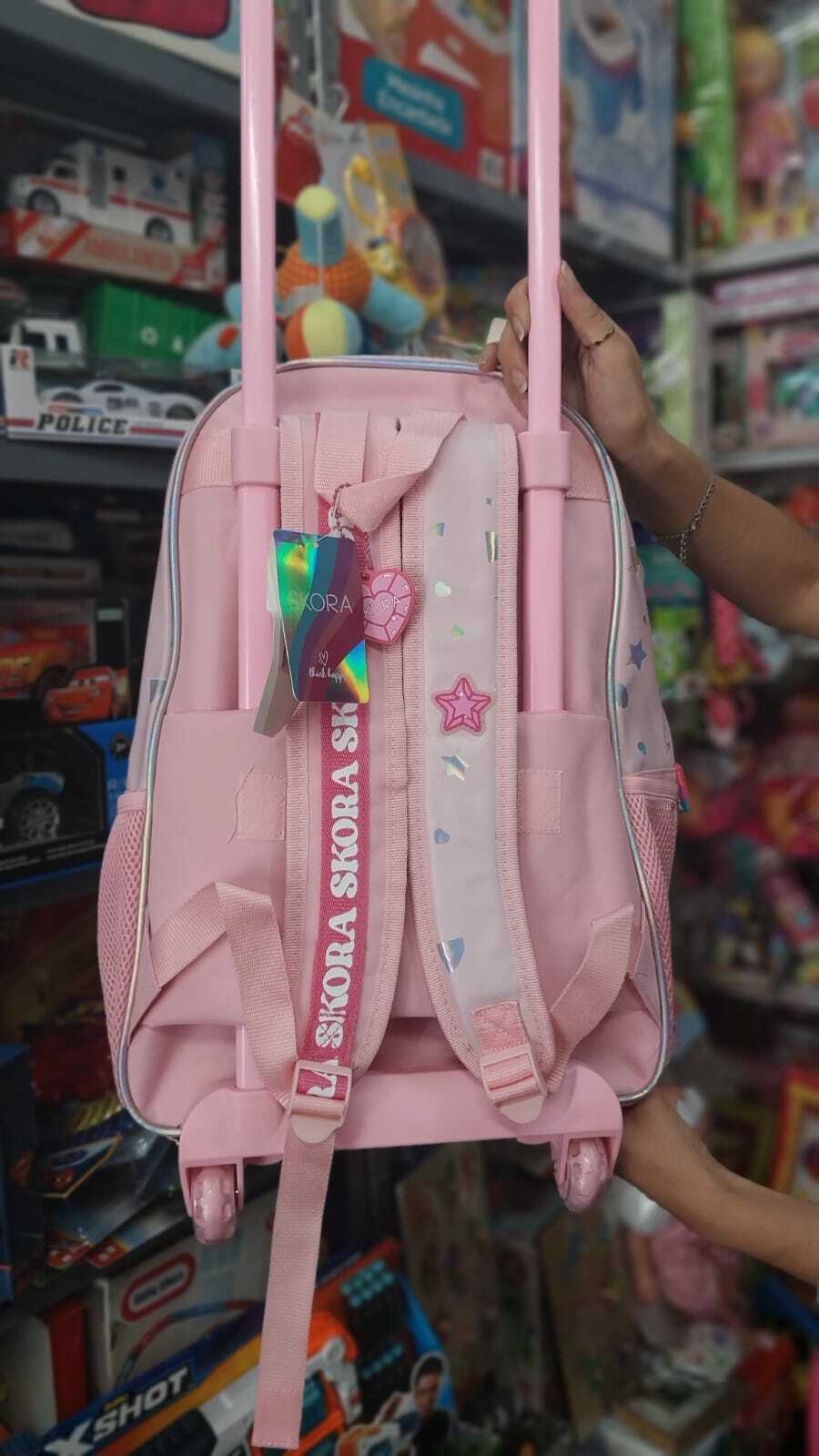 Mochila carrito con lentejuelas hotsell