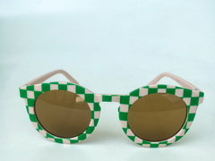 Óculos quadriculado verde - comprar online