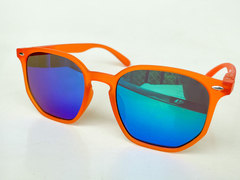 Óculos Miami laranja espelhado