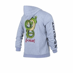 BUZO HOODIE CAPSLAB DBZ SHE3-GRIS