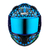 Casco Speed Edición Limitada SAURON Azul Verde Fluo - comprar online