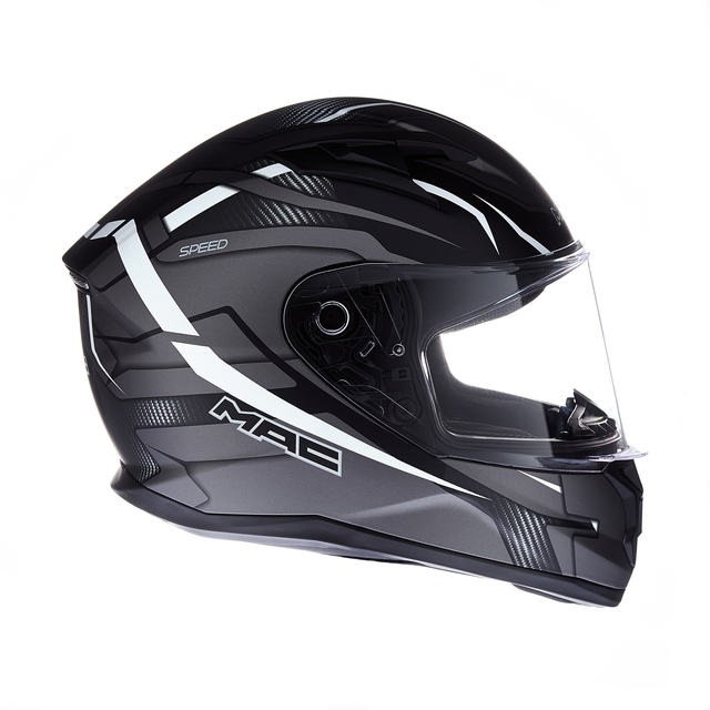 Casco Integral Speed Riot Negro Blanco