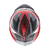 Casco Speed Razor Gris Blanco Rojo - MAC HELMETS | Cascos e Indumentaria para Motociclistas