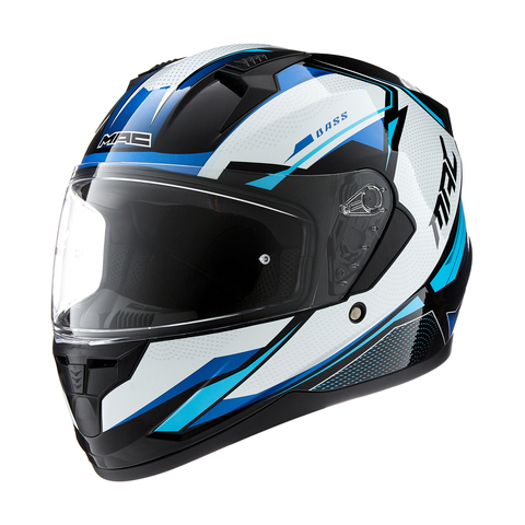 Casco Para Moto Integral Mac M67 Bass Zeppelin Bike Club