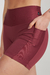 Short Pocket Glow Marsala