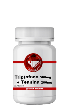 Triptofano 500mg + Teanina 200mg