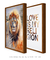 Conjunto 02 Quadros Decorativos Love Lion - loja online