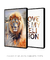 Imagem do Conjunto 02 Quadros Decorativos Love Lion