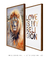 Conjunto 02 Quadros Decorativos Love Lion - comprar online