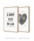 Conjunto 2 Quadros Decorativos - Frase Amor Está no Lar + Coração Cinza - DePoster Content Décor | Loja Online de Quadros Decorativos