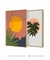 Conjunto de 2 Quadros Sol do Cerrado + Desenho Philodendron - loja online