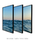 Conjunto de 3 Quadros Alto Mar Quarto - comprar online