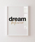 Quadro Decorativo Poster Dream Believer - comprar online