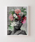 Quadro Decorativo Poster Colagem Flores na Cabeça - comprar online