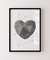 Quadro Decorativo Poster Amor Coração Geométrico Cinza na internet
