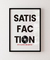 Quadro Decorativo Poster Satisfaction - Frase, Música, Banda, Rock, Rolling Stones - comprar online