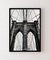 Quadro Decorativo Poster Brooklyn Bridge - Fotografia, Ponte, New York, Preto e Branco - comprar online