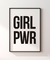 Quadro Decorativo Poster Frase GRL PWR - Girl Power - comprar online