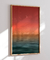 Quadro Decorativo Poster Fotografia Pôr do Sol no Mar - Oceano, Céu, Colorido - loja online