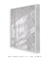 Quadro Decorativo Abstrato Relevo Branco 2 - loja online