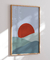 Quadro Decorativo Landscape - Pôr do sol Vermelho - loja online