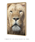 Quadro Decorativo Leão em Foco na internet