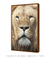 Quadro Decorativo Leão em Foco na internet